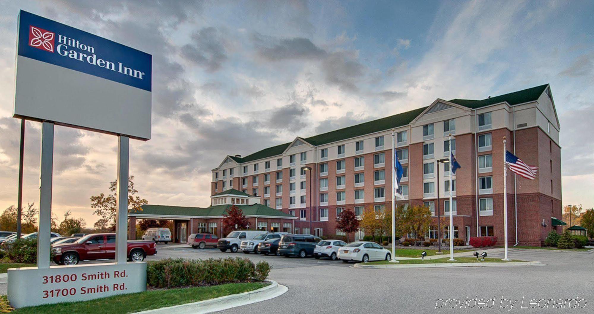 Hilton Garden Inn Detroit Metro Airport Romulus Exterior foto